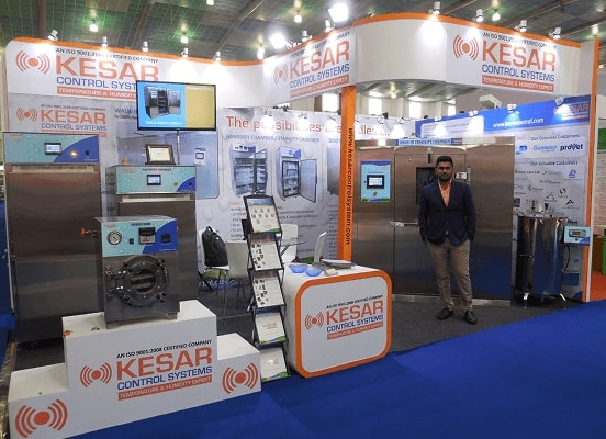 Kesar Controls Event Booth