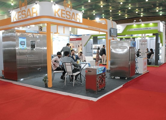 Kesar team presenting new products