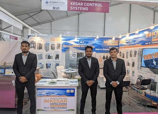 Kesar team engaging with event attendees