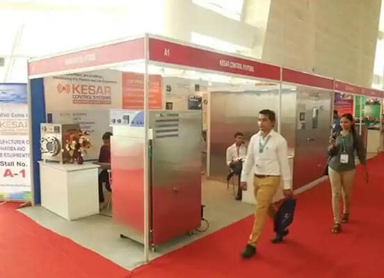 Kesar booth at trade fair