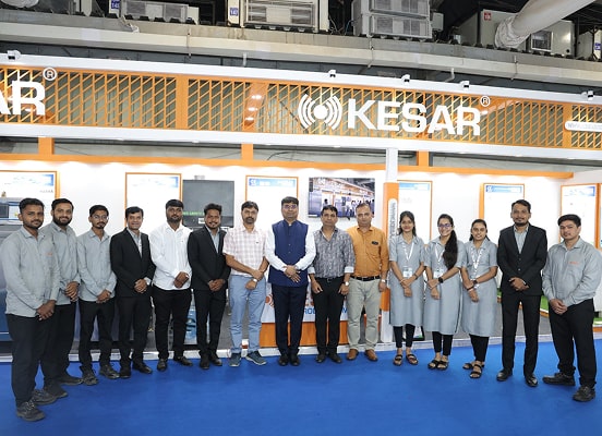 Kesar staff presenting at event