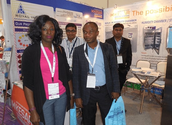 Kesar representatives showcasing products